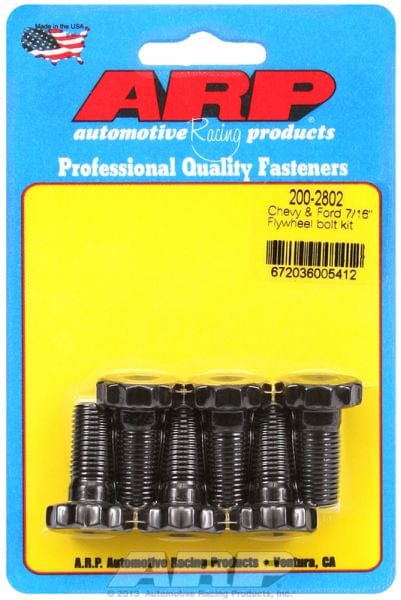 ARP Chevrolet 90° V6 & 265-454 V8 w/ 2pc. rear seal-20 – Flywheel Bolt Kit, Pro Series AR200-2802