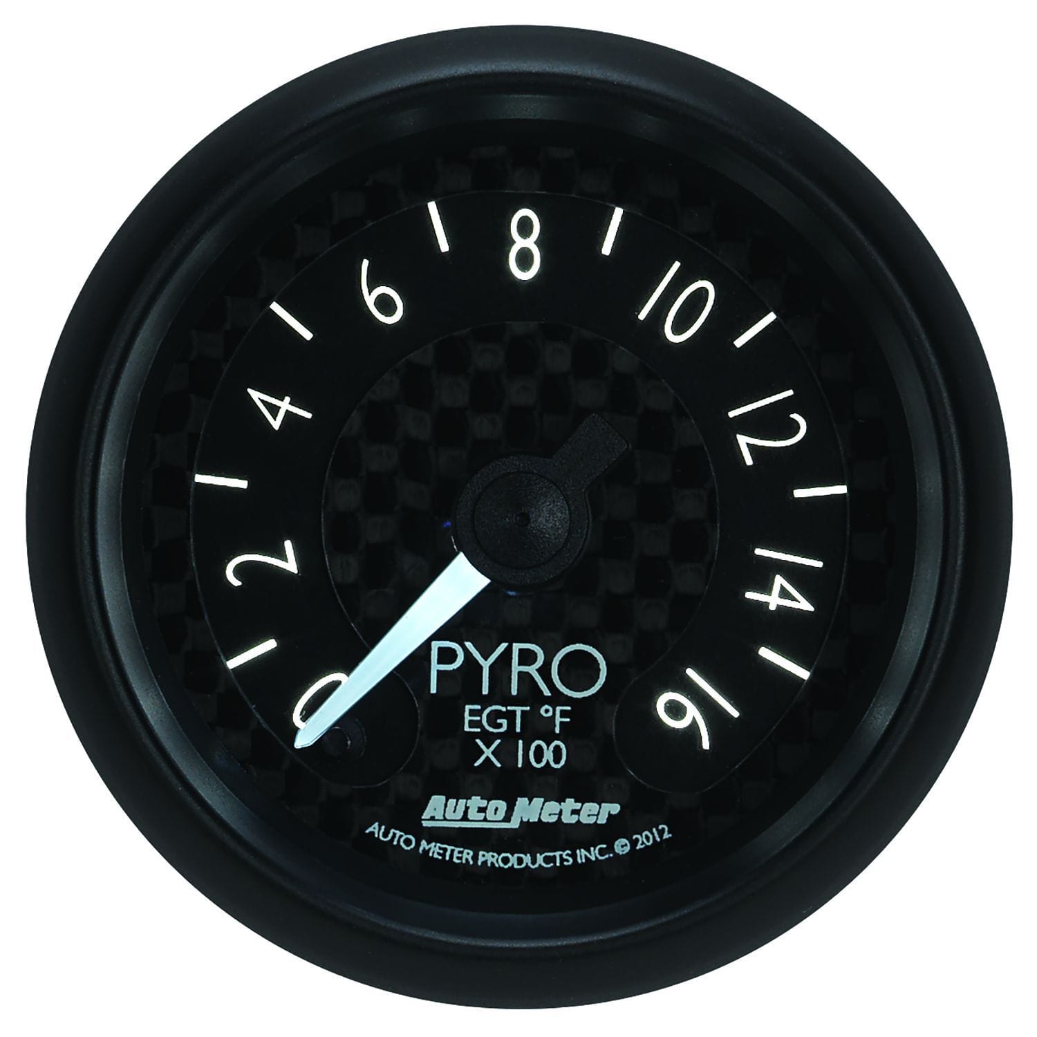 Auto Meter 2-1/16", Black carbon Fiber Dial, Full Sweep Electrical, 0-1600°F Auto Meter GT Series Pyrometer Gauge AU8044 SR