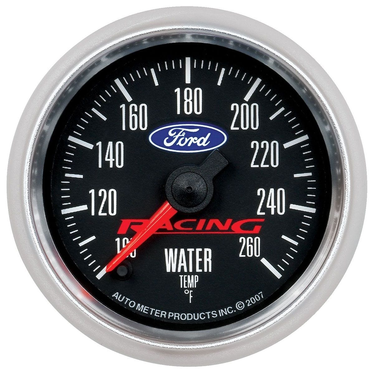 Auto Meter 2-1/16", Black Dial, Full Sweep Electric, 100-260°F Auto Meter Ford Racing Water Temperature Gauge AU880086 SR