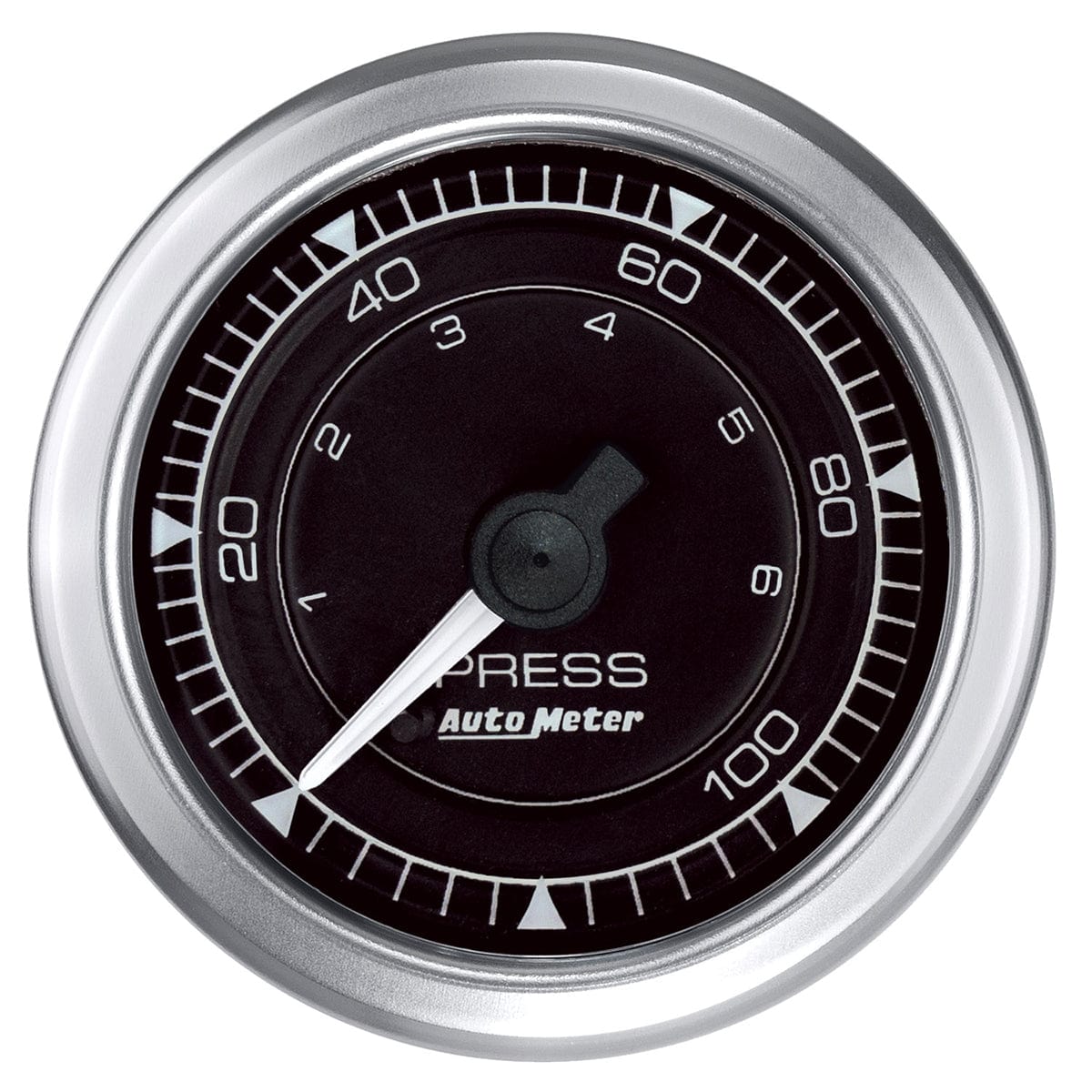AUTOMETER 0-100 psi Auto Meter Chrono Series 2-1/16" Mechanical Oil Pressure Gauge AU8121 SR