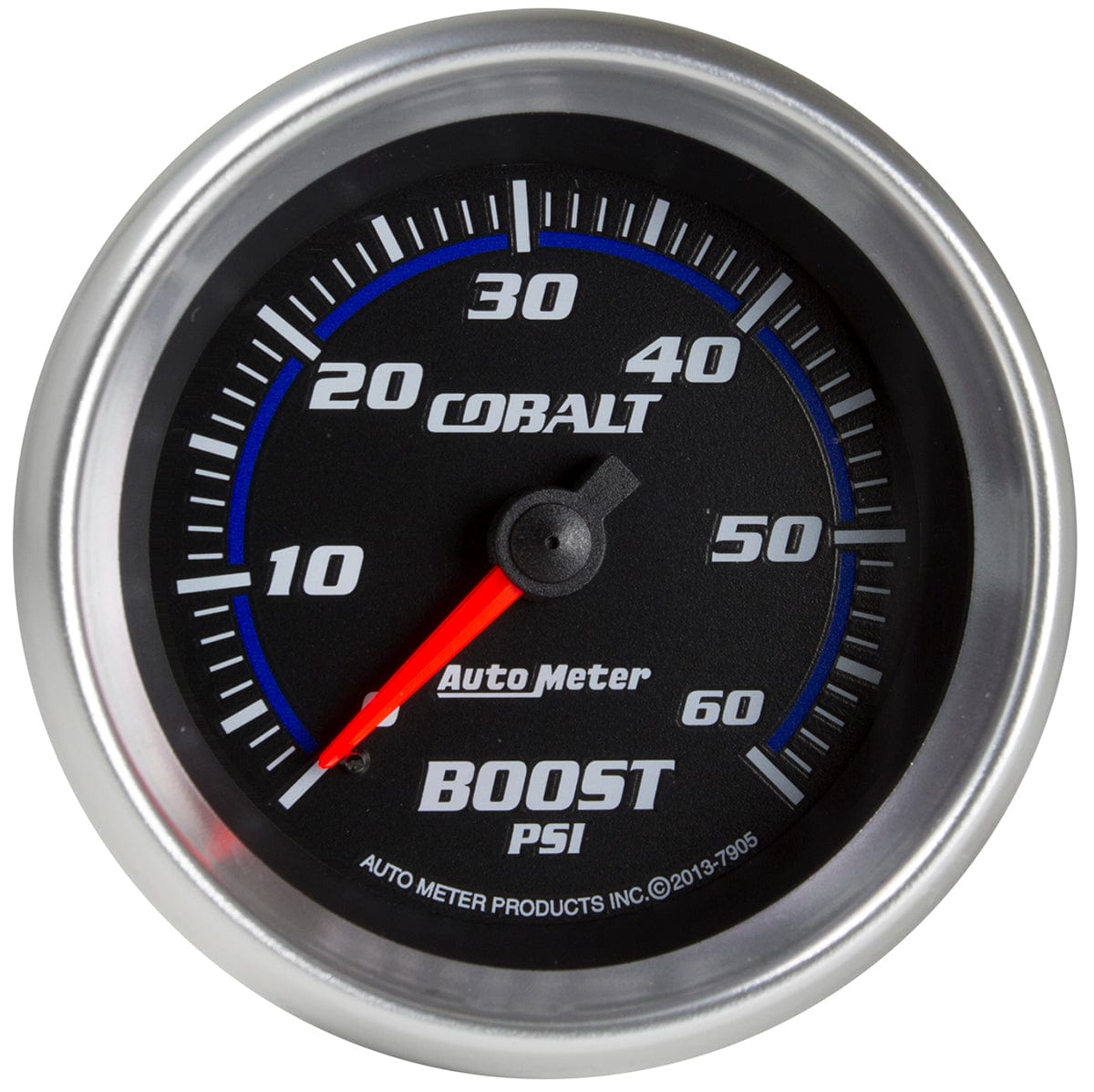 AUTOMETER 0-60 psi Auto Meter Cobalt Series 2-5/8" Mechanical Boost Gauge AU7905 SR