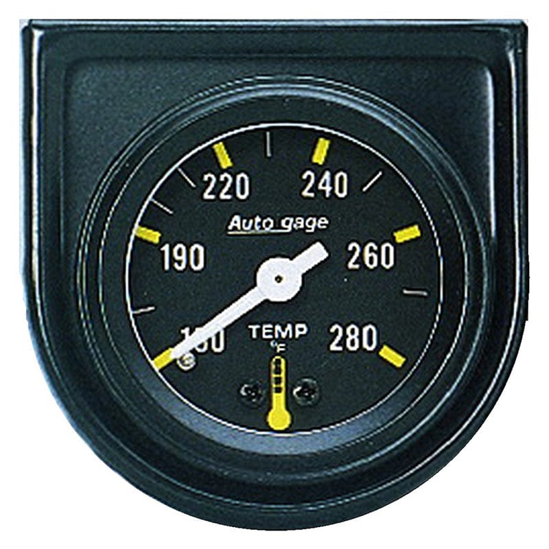AUTOMETER 1-1/2", Individual Console, Mechanical, 130-280°F Auto Meter Auto gage Series Water Temperature Gauge AU2352 SR