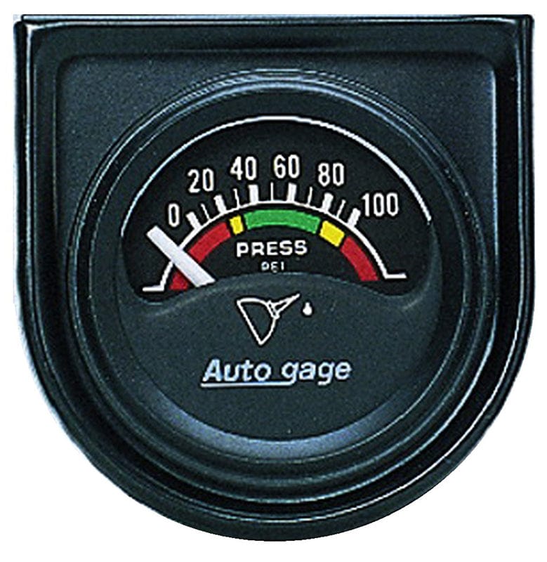 AUTOMETER 1-1/2", Individual Console, Short Sweep Electric, 0-100 psi Auto Meter Auto gage Series Oil Pressure Gauge AU2354 SR