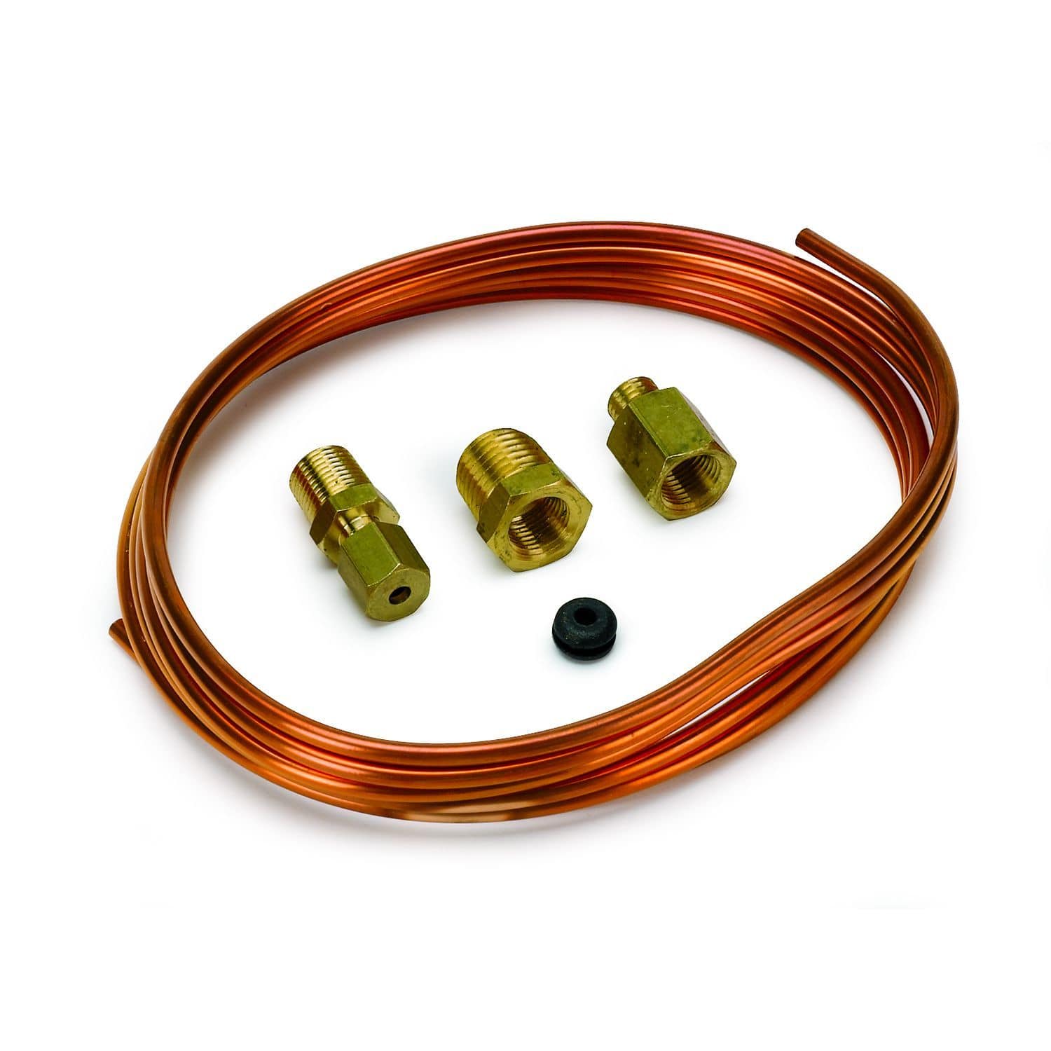 AUTOMETER 1/8" Copper Tube with Fittings Auto Meter Tubing and Line Kit AU3224 SR