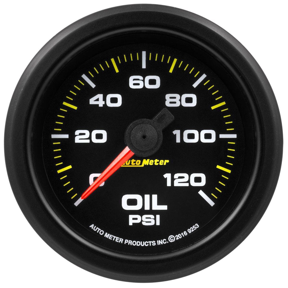 AUTOMETER 2-1/16", 0-120psi, Electric with Peak & Warning Auto Meter Extreme Environment Oil Pressure Gauge AU9253 SR