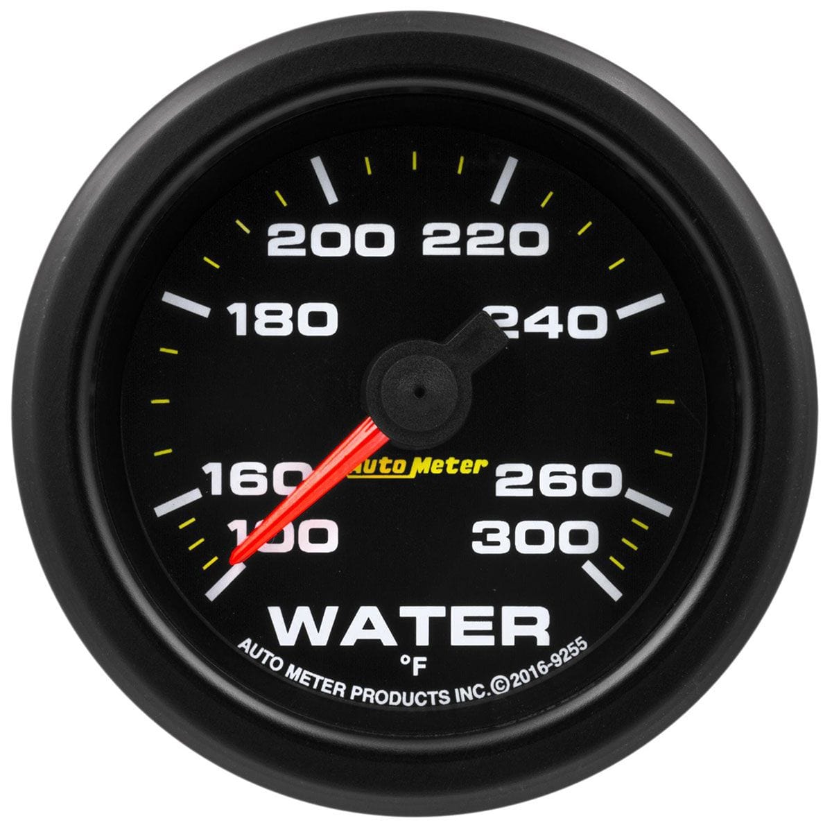 AUTOMETER 2-1/16", 100-280°F, Electric with Peak & Warning Auto Meter Extreme Environment Water Temp Gauge AU9255 SR