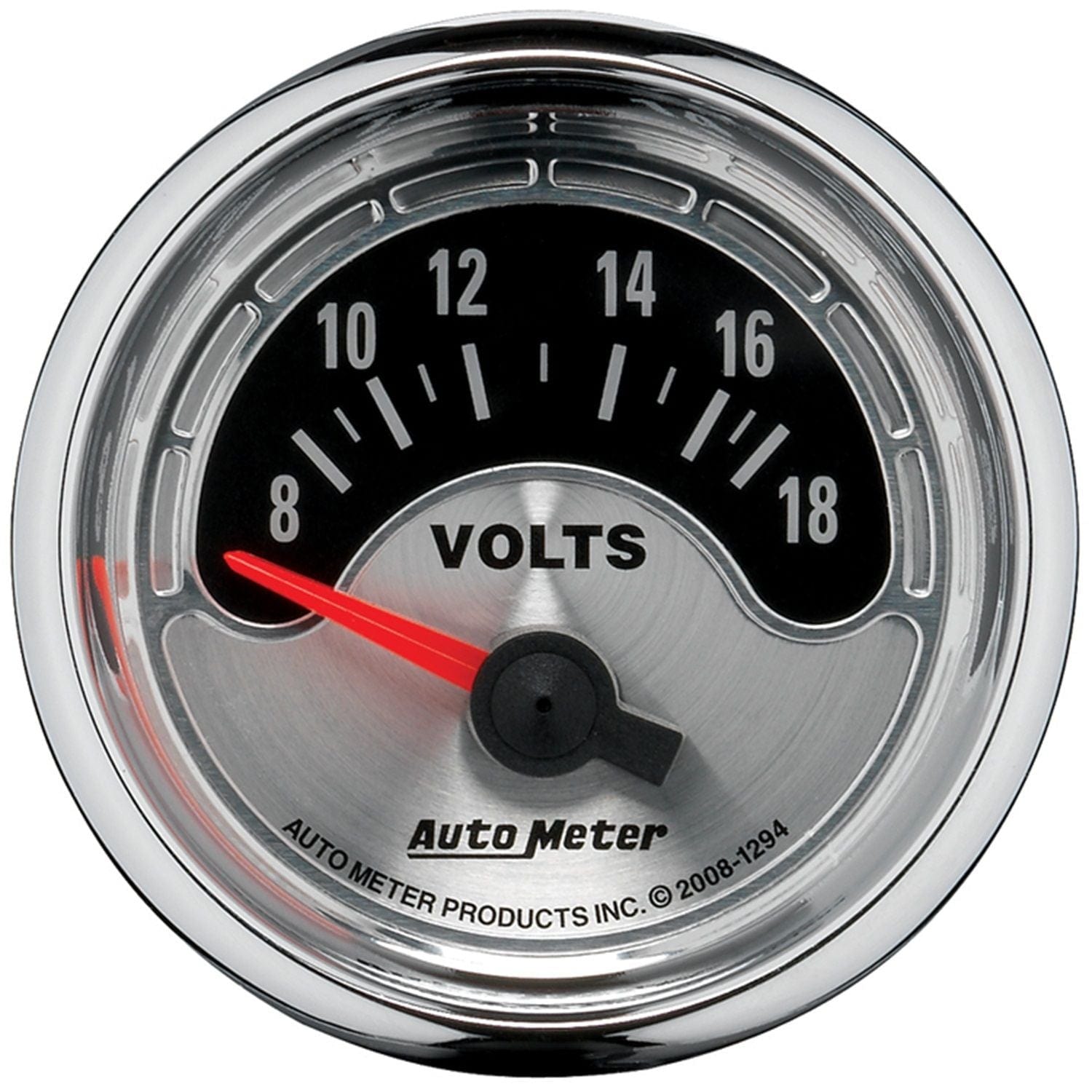 AUTOMETER 2-1/16", 8-18 volts, Short Sweep Electric Auto Meter American Muscle Voltmeter Gauge AU1294 SR