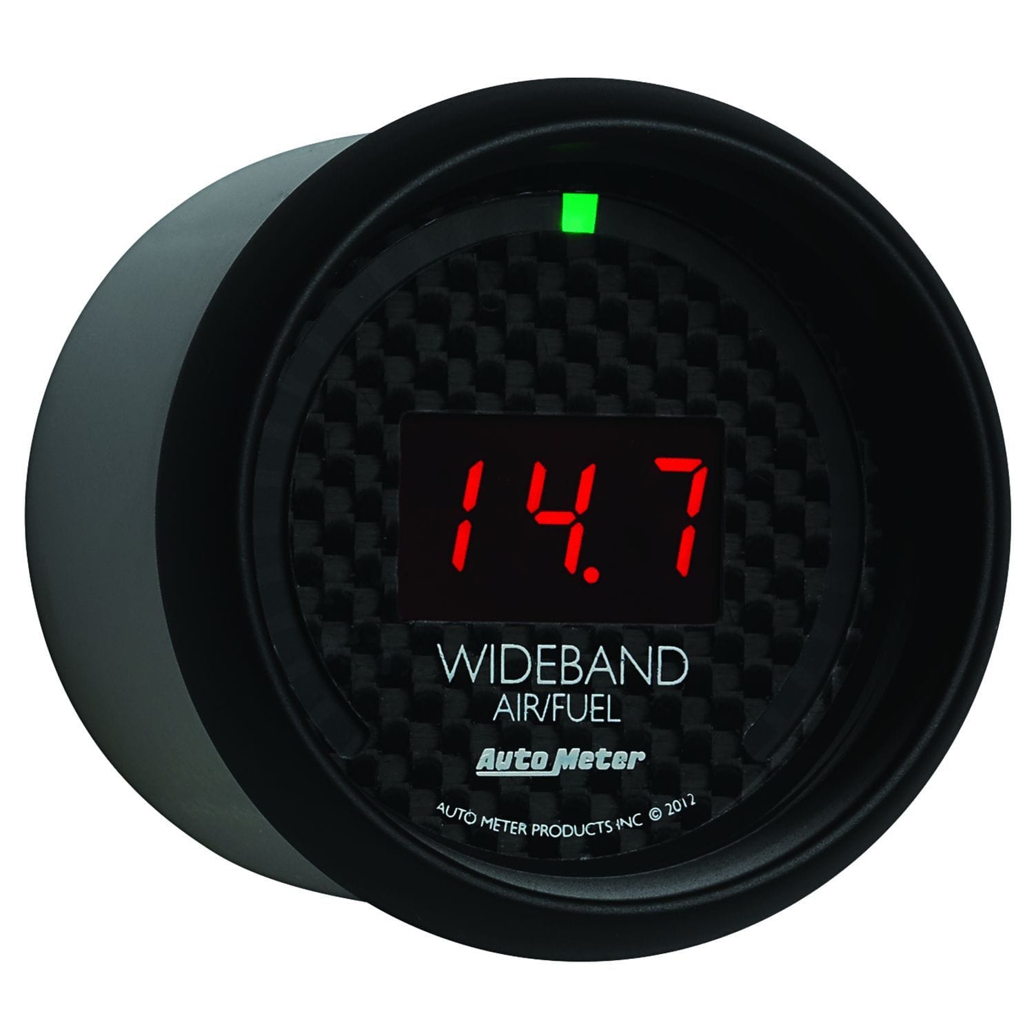 AUTOMETER 2-1/16", Black Carbon Fiber Dial, Full Sweep Electrical Auto Meter GT Series Air Fuel Ratio Gauge AU8079 SR