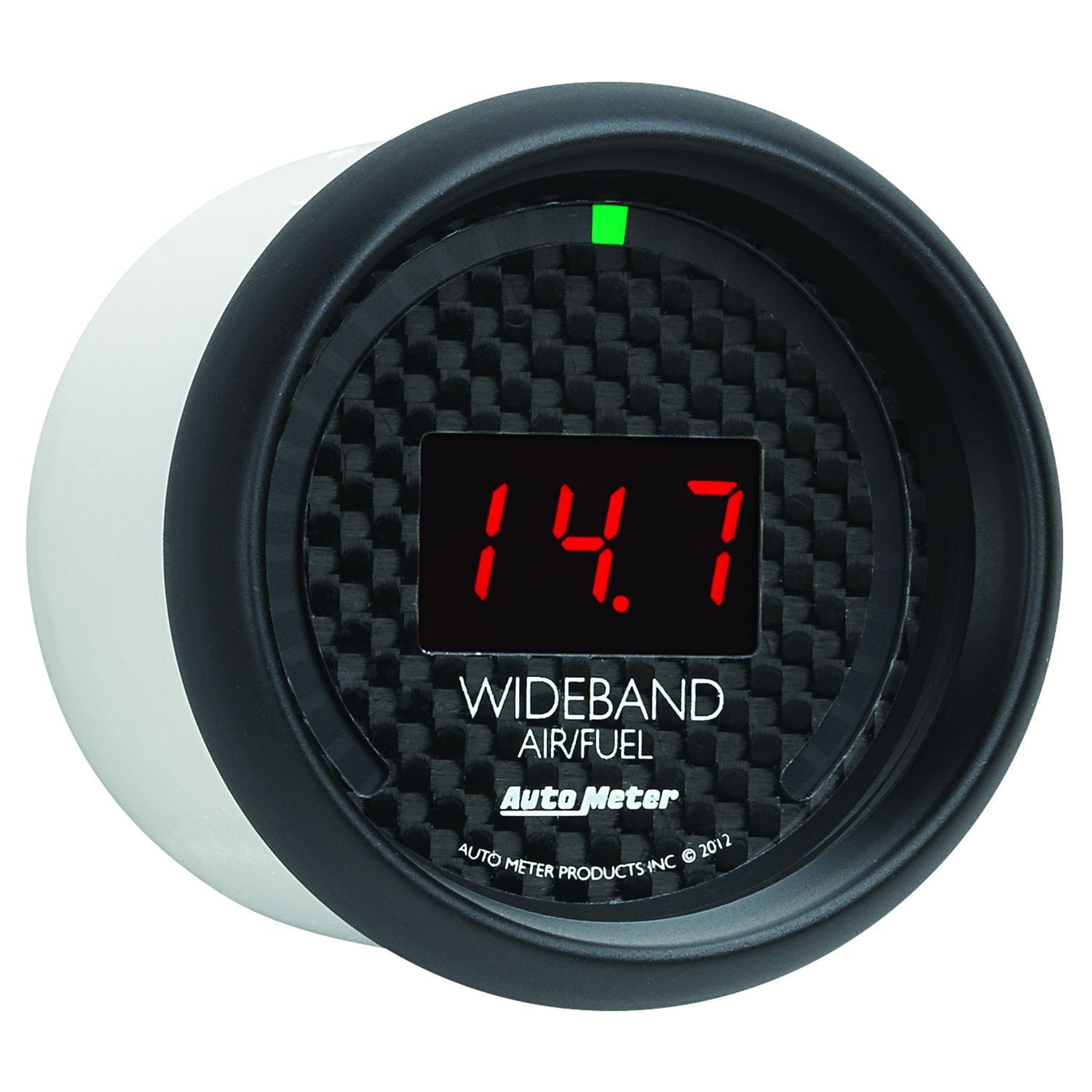 AUTOMETER 2-1/16", Black Carbon Fiber Dial, Full Sweep Electrical Auto Meter GT Series Air Fuel Ratio Gauge AU8079 SR