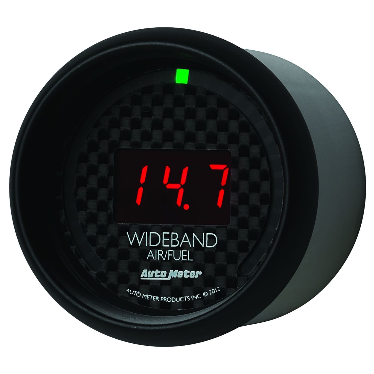 AUTOMETER 2-1/16", Black Carbon Fiber Dial, Full Sweep Electrical Auto Meter GT Series Air Fuel Ratio Gauge AU8079 SR