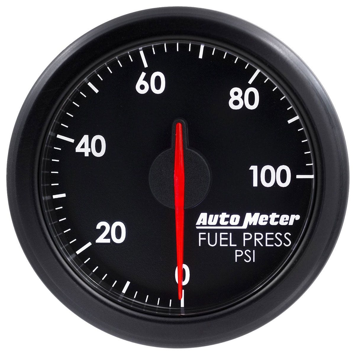 AUTOMETER 2-1/16", Black Dial, Full Sweep Electric, 0-100 PSI Auto Meter AirDrive Series Fuel Pressure Gauge AU9171-T SR