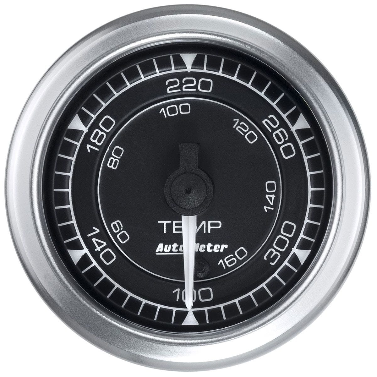 AUTOMETER 2-1/16", Black Dial, Full Sweep Electric, 100-340°F Auto Meter Chrono Series Water Temprature Gauge AU8140 SR