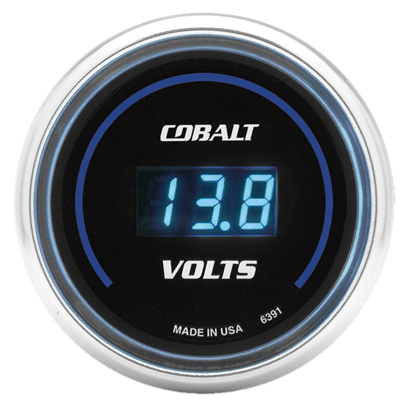 AUTOMETER 2-1/16", Digital, 8-18 Volts Auto Meter Cobalt Series Voltmeter Gauge AU6391 SR