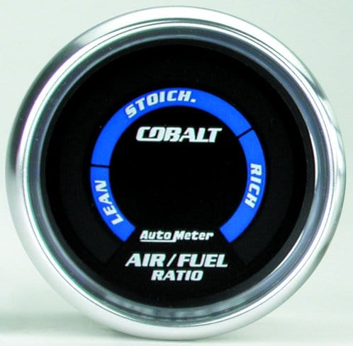 AUTOMETER 2-1/16", Digital, Narrowband Auto Meter Cobalt Series Air / Fuel Ratio Gauge AU6175 SR