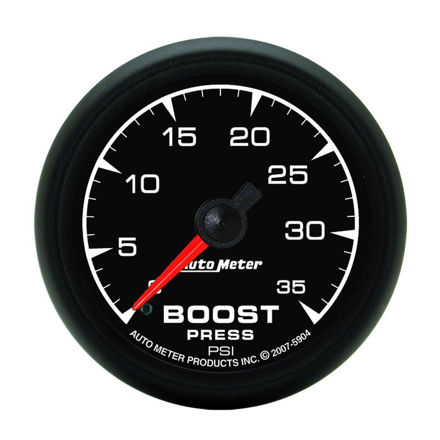AUTOMETER 2-1/16", Full Sweep, 0-35 psi Auto Meter ES Series Boost Gauge AU5904 SR