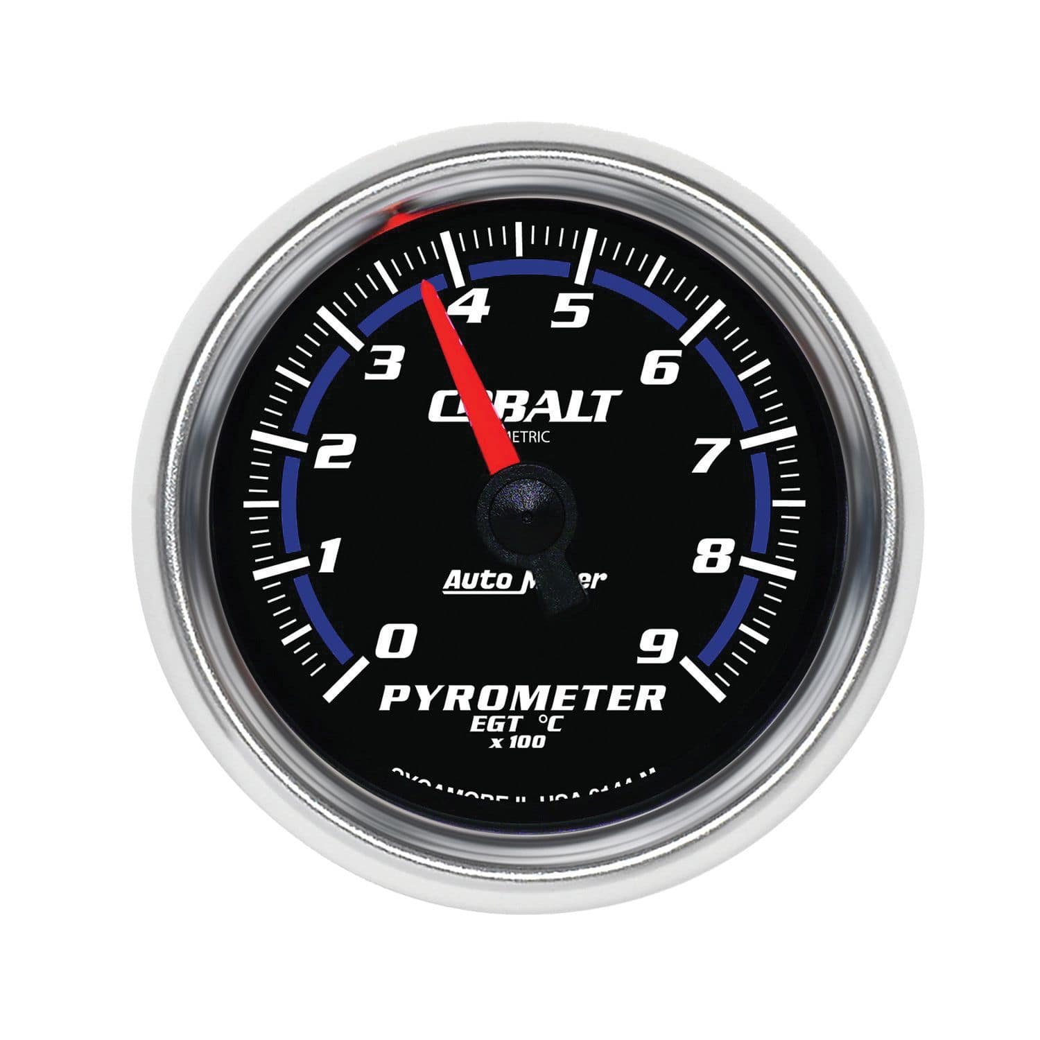 AUTOMETER 2-1/16", Full Sweep Electric, 0-900°C Auto Meter Cobalt Series Pyrometer Gauge AU6144-M SR