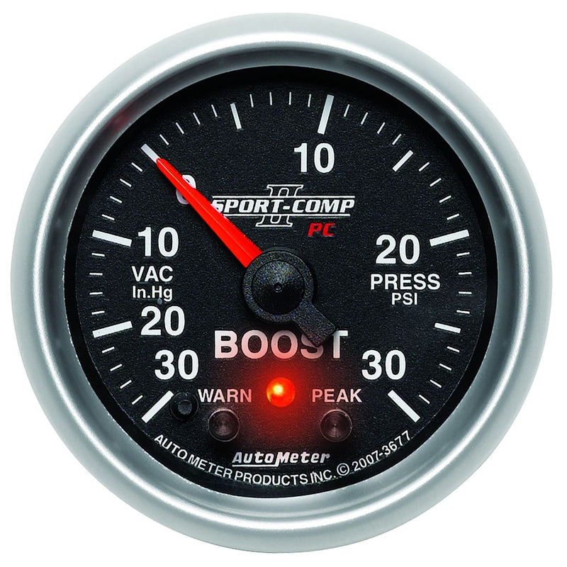 Auto Meter Sport-Comp II Boost/Vacuum Gauge AU3677