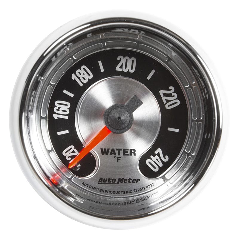 AUTOMETER 2-1/16", Full Sweep Mechanical, 120-240°F Auto Meter American Muscle Water Temperature Gauge AU1232 SR
