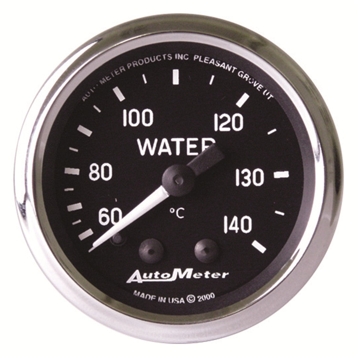 AUTOMETER 2-1/16", Full Sweep Mechanical, 60-140°C Auto Meter Cobra Series Water Temperature Gauge AU201007 SR