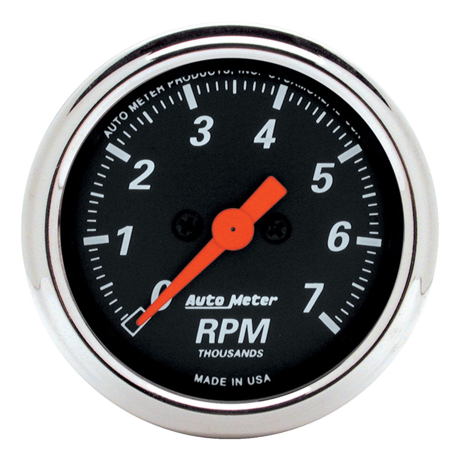 AUTOMETER 2-1/16", In-Dash, 0-7,000 rpm Auto Meter Designer Black Series Tachometer AU1477 SR