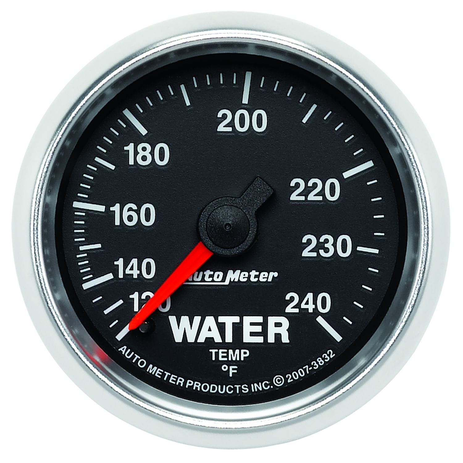 AUTOMETER 2-1/16", In-Dash, Full Sweep Mechanical, 120-240°F Auto Meter GS Series Water Temperature Gauge AU3832 SR