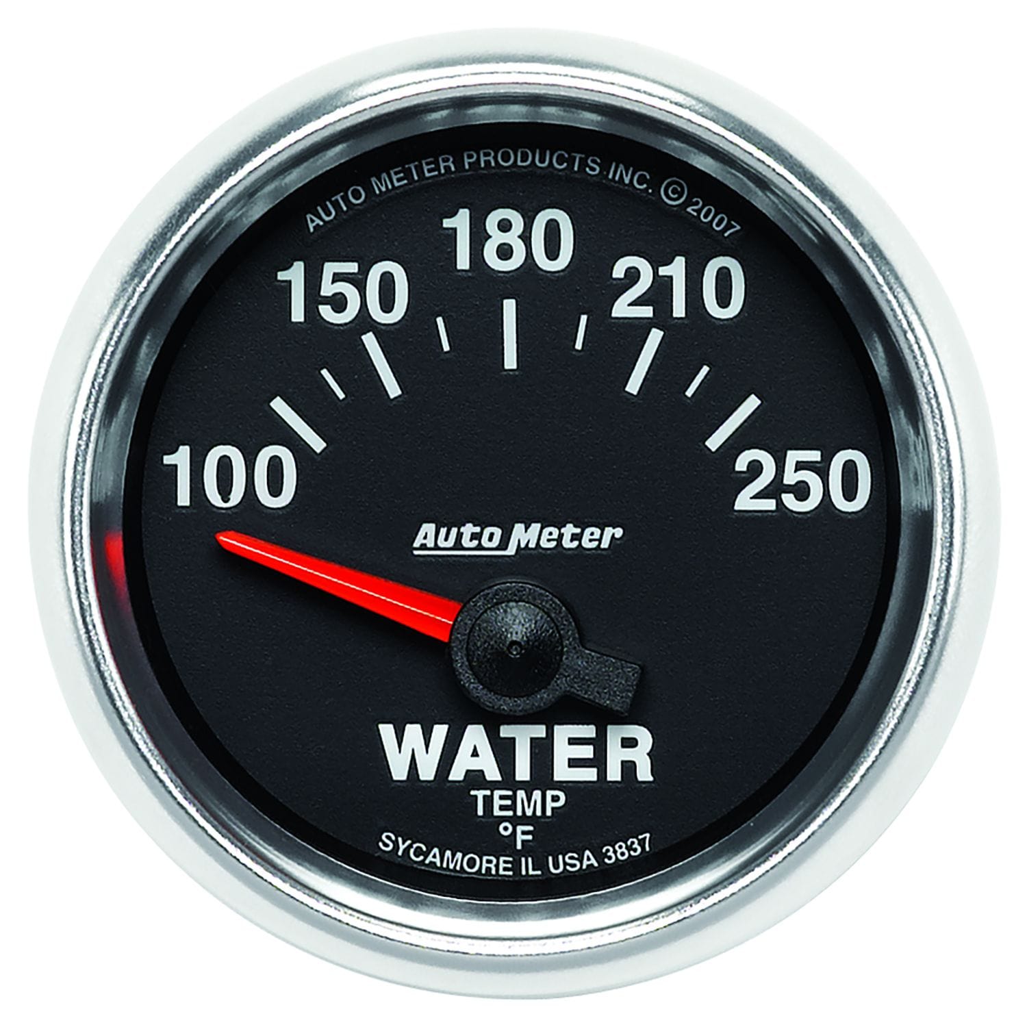 AUTOMETER 2-1/16", In-Dash, Short Sweep Electric, 100-250°F Auto Meter GS Series Water Temperature Gauge AU3837 SR