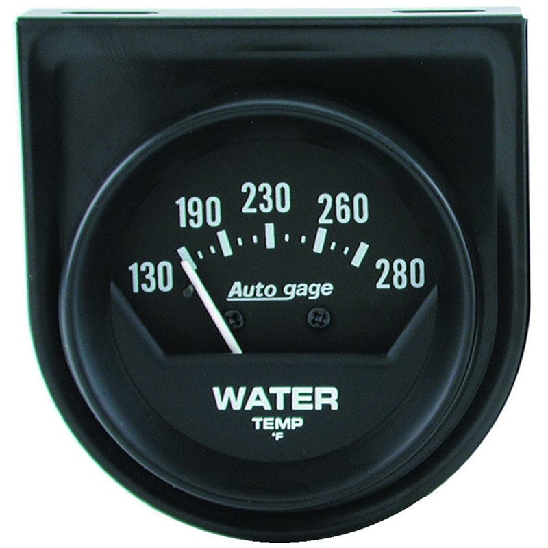 AUTOMETER 2-1/16", Mechanical, Individual Console, 130-280°F Auto Meter Auto gage Series Water Temperature Gauge AU2361 SR