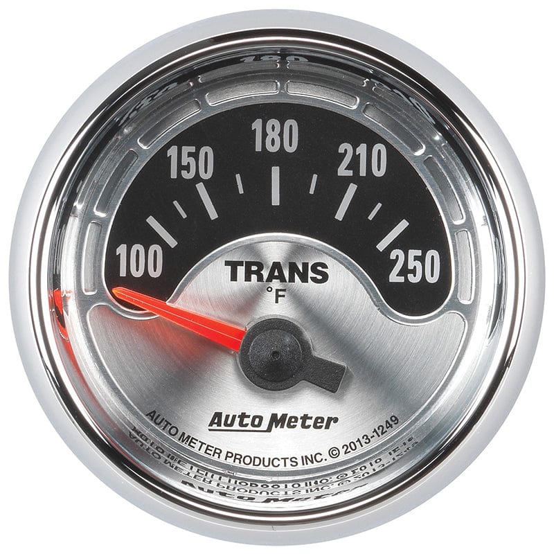 AUTOMETER 2-1/16", Short Sweep Electric, 100-250°F Auto Meter American Muscle Transmission Temperature Gauge AU1249 SR
