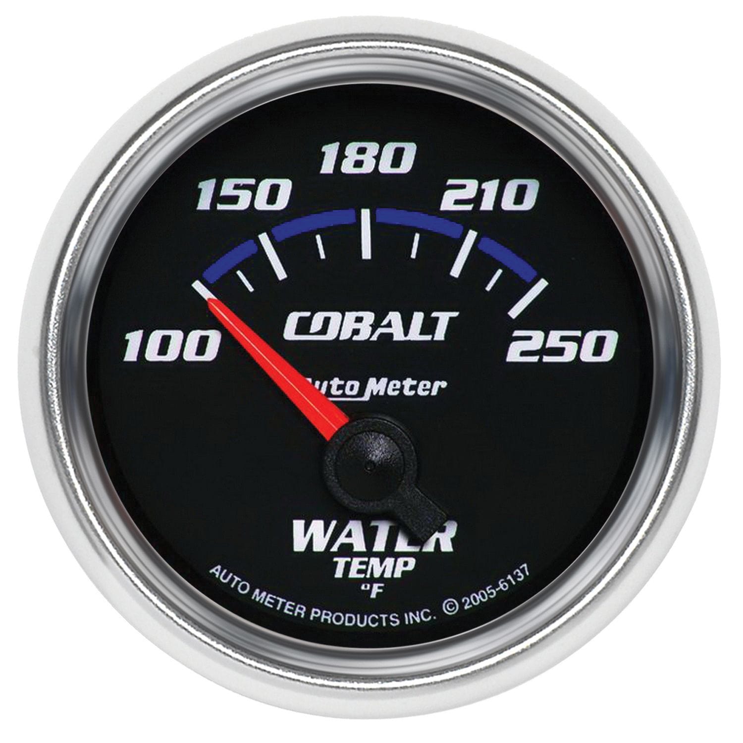 AUTOMETER 2-1/16", Short Sweep Electric, 100-250°F Auto Meter Cobalt Series Water Temperature Gauge AU6137 SR