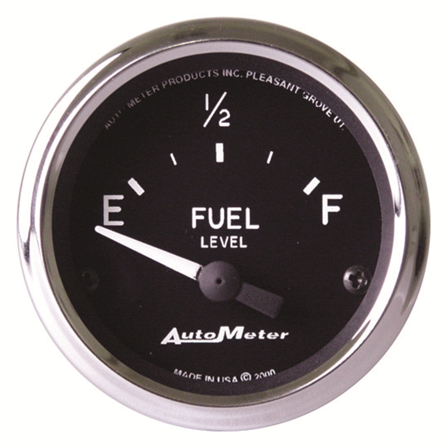 AUTOMETER 2-1/16", Short Sweep Electric, 240 ohms Empty/33 ohms Full Auto Meter Cobra Series Fuel Level Gauge AU201011 SR