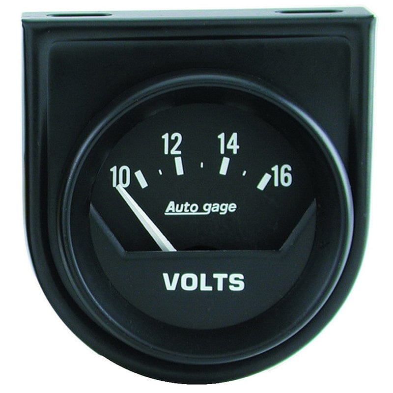 AUTOMETER 2-1/16", Short Sweep Electric, Individual Console, 10-16 volts Auto Meter Auto gage Series Voltmeter Gauge AU2362 SR