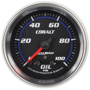Auto Meter Cobalt Series Oil Pressure Gauge AU7953
