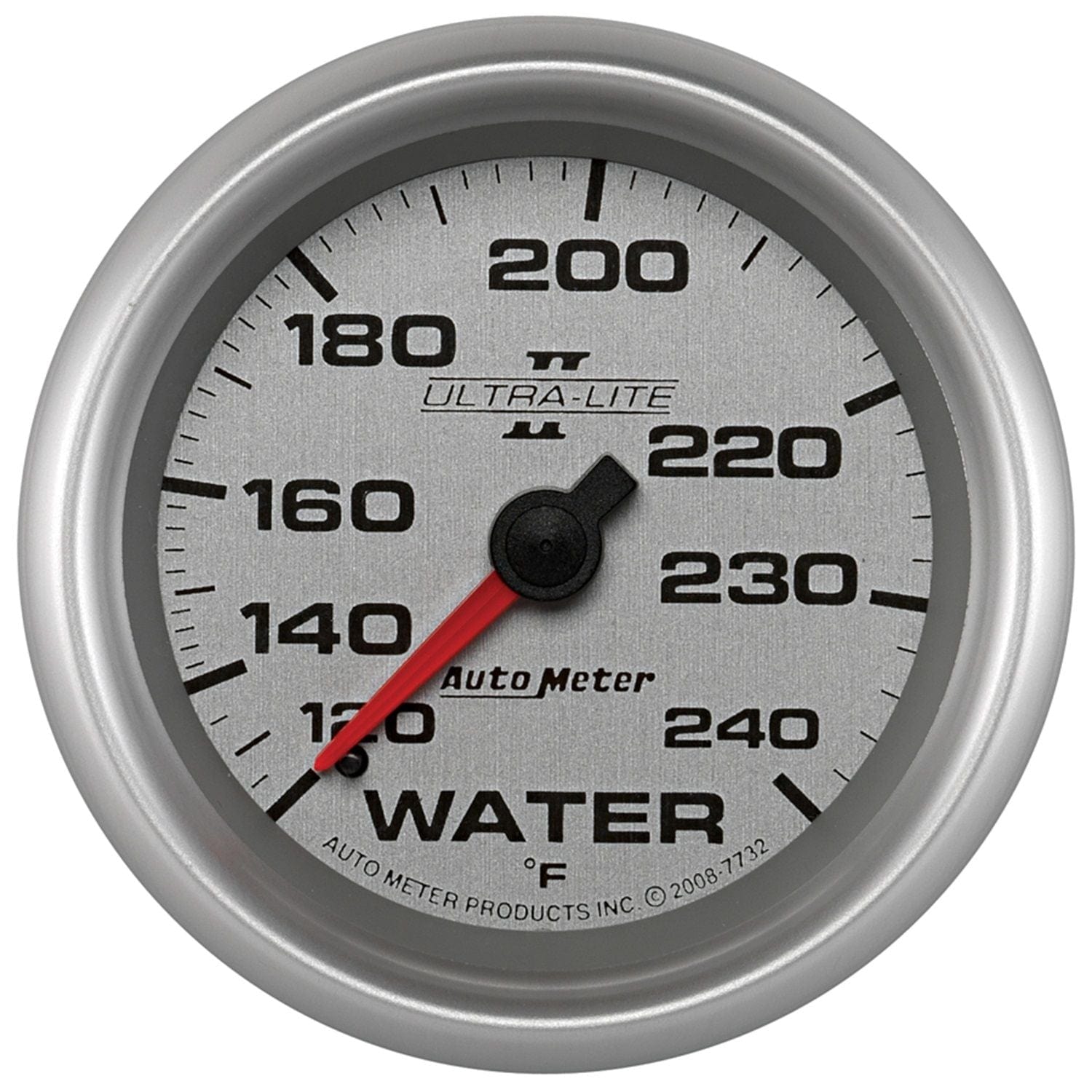 AUTOMETER 2-5/8", Full Sweep Mechanical, 120-240°F Auto Meter Ultra-Lite II Series Water Temperature Gauge AU7732 SR