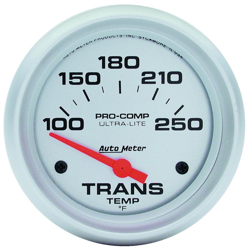 AUTOMETER 2-5/8", Short Sweep Electric, 100-250°F Auto Meter Ultra-Lite Series Transmission Temperature Gauge AU4457 SR