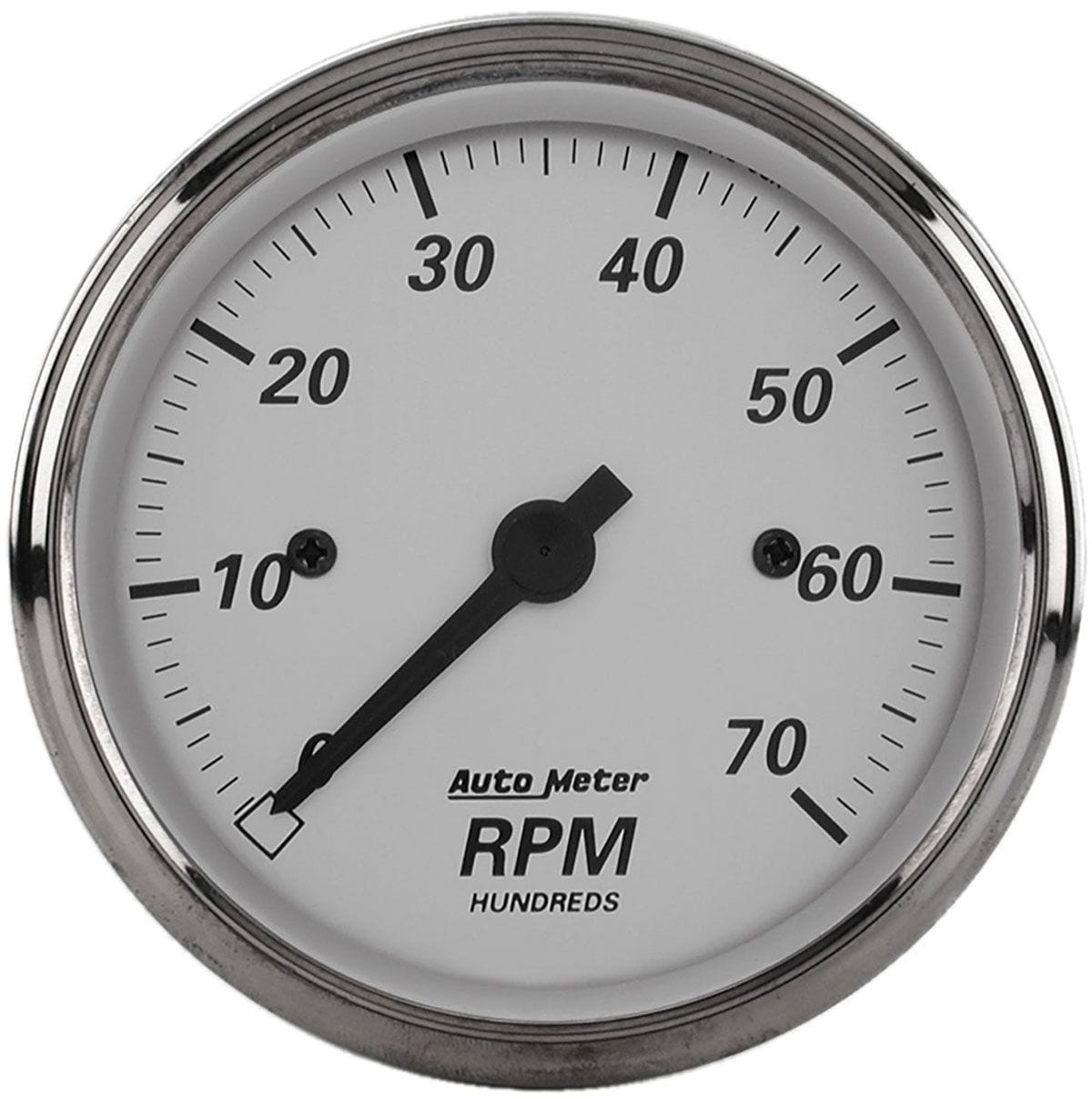 AUTOMETER 3-1/8", In-Dash, Electric, 0-7,000 rpm Auto Meter American Platinum Tachometer AU1995 SR