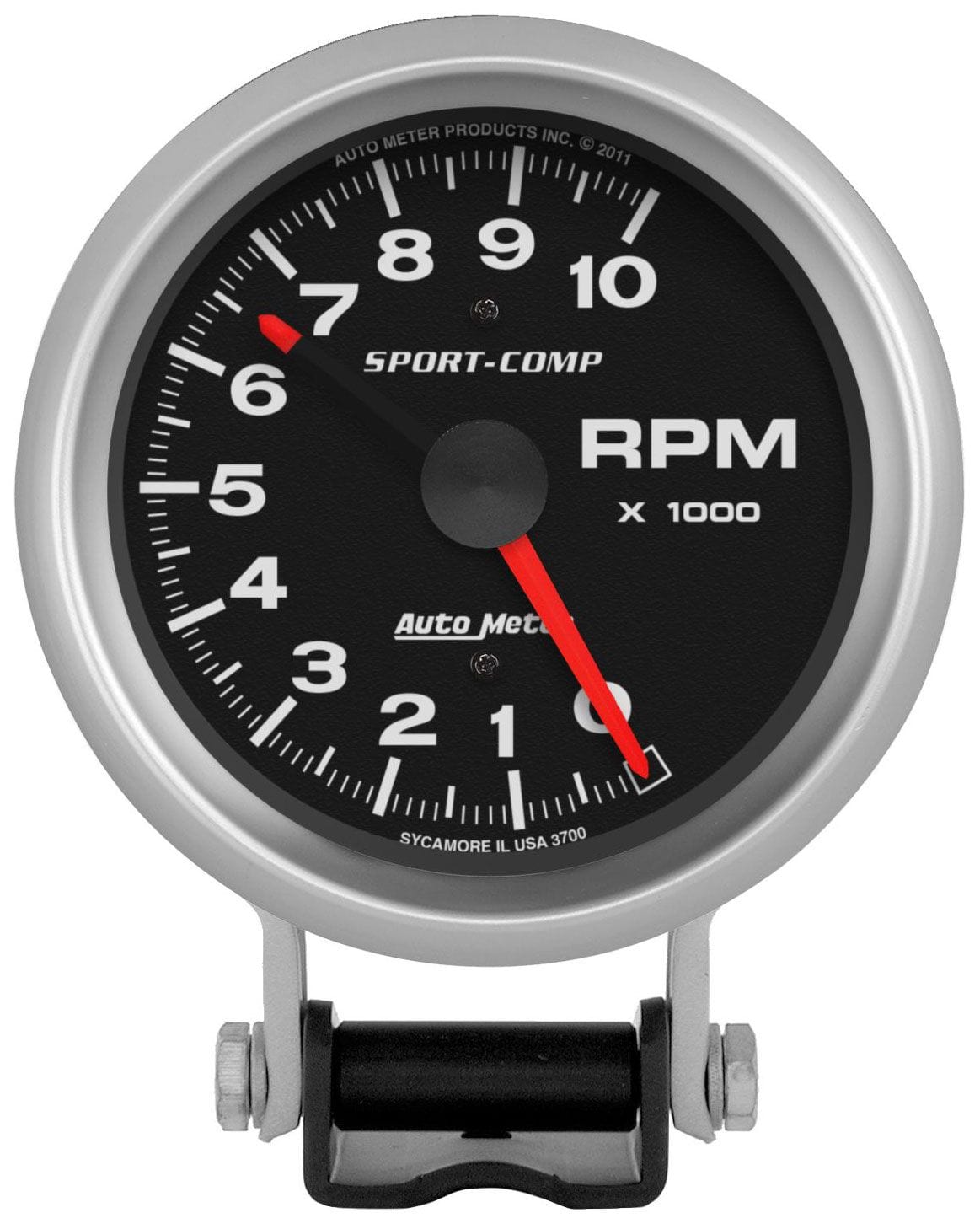 AUTOMETER 3-3/4", Pedestal Mount, 0-10,000 rpm Auto Meter Sport-Comp Series Tachometer AU3700 SR