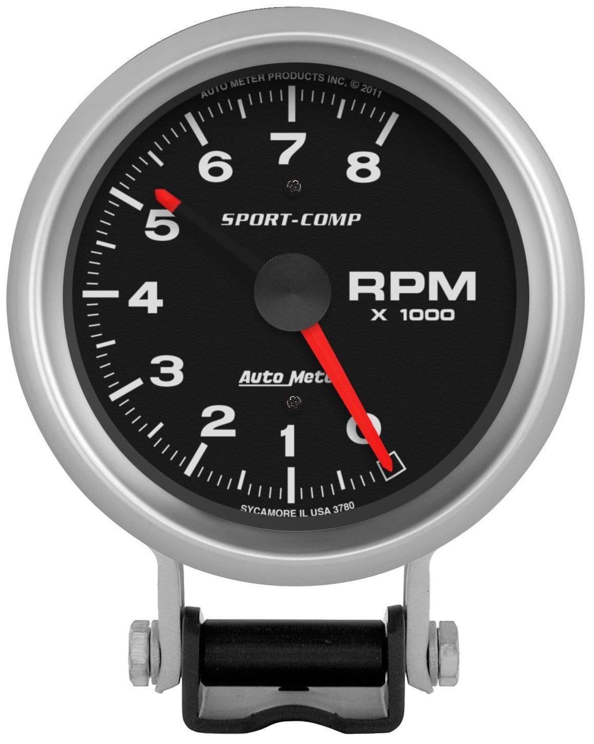 AUTOMETER 3-3/4", Pedestal Mount, 0-8,000 rpm Auto Meter Sport-Comp Series Tachometer AU3780 SR