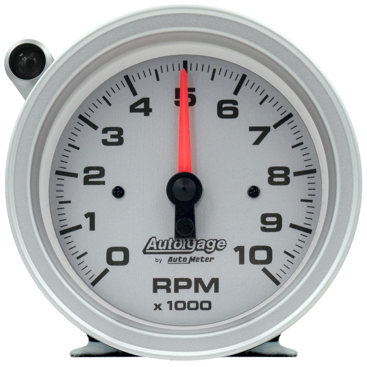 AUTOMETER 3-3/4", Pedestal Mount, Silver, 0-10,000 rpm Auto Meter Auto gage Shift-Lite Tachometer AU233909 SR