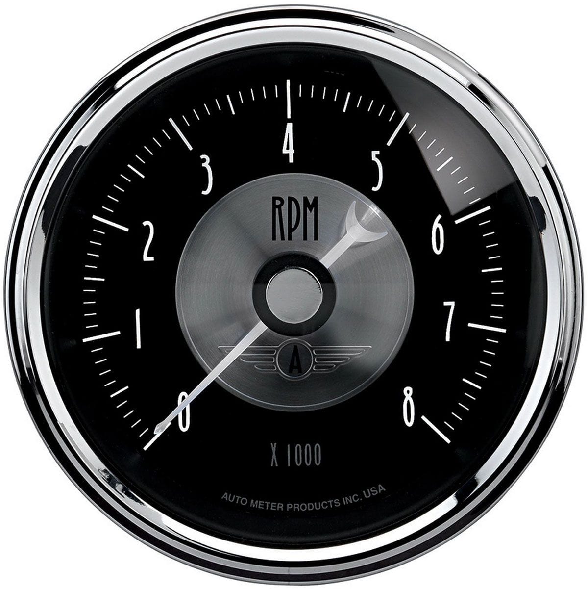 AUTOMETER 3-3/8", 0-8,000 rpm, Electrical, In-Dash Auto Meter Prestige Series- Black Diamond Tachometer AU2096 SR