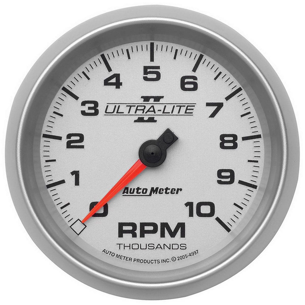 AUTOMETER 3-3/8", In-Dash, 0-10,000 rpm Auto Meter Ultra-Lite II Series Tachometer AU4997 SR