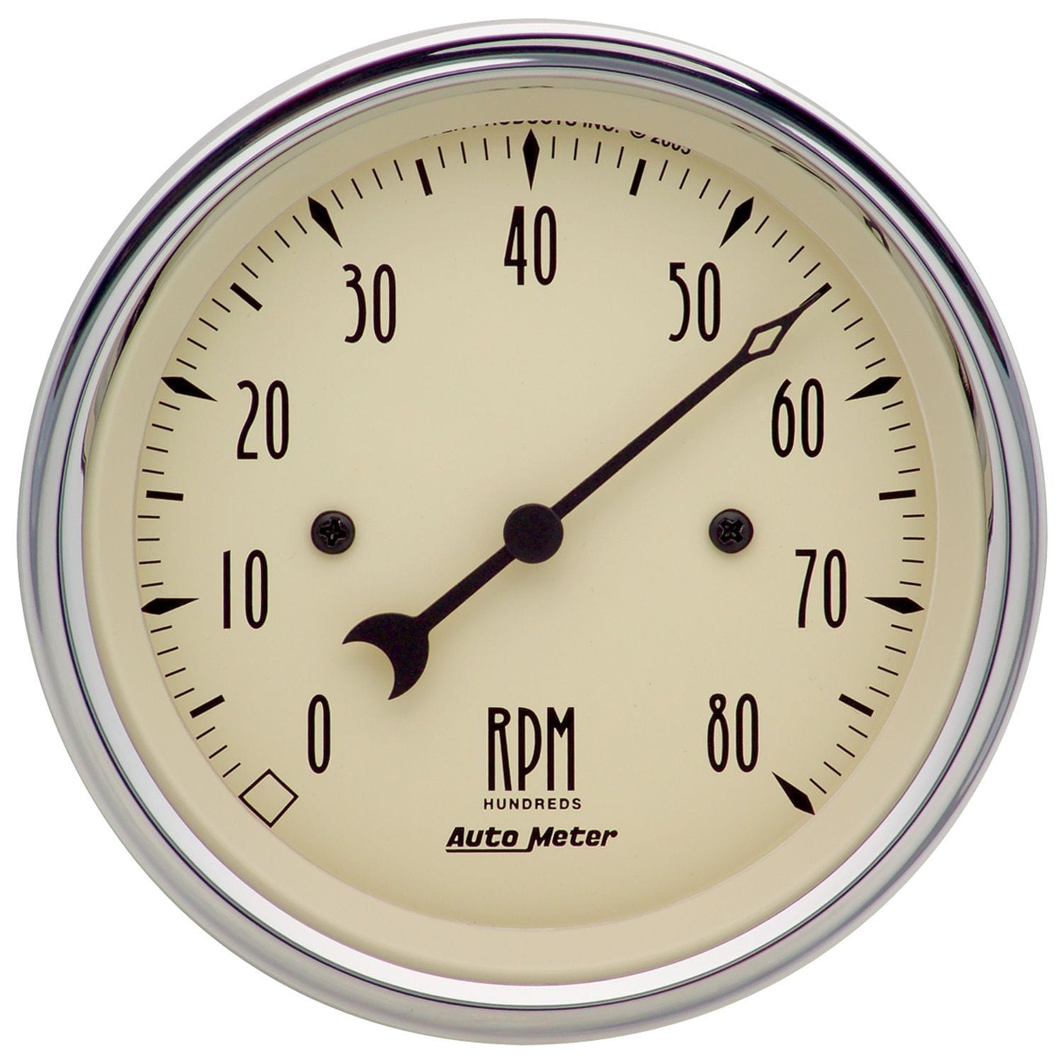 AUTOMETER 3-3/8", In-Dash, Electric, 0-8,000 rpm Auto Meter Antique Beige Tachometer AU1890 SR