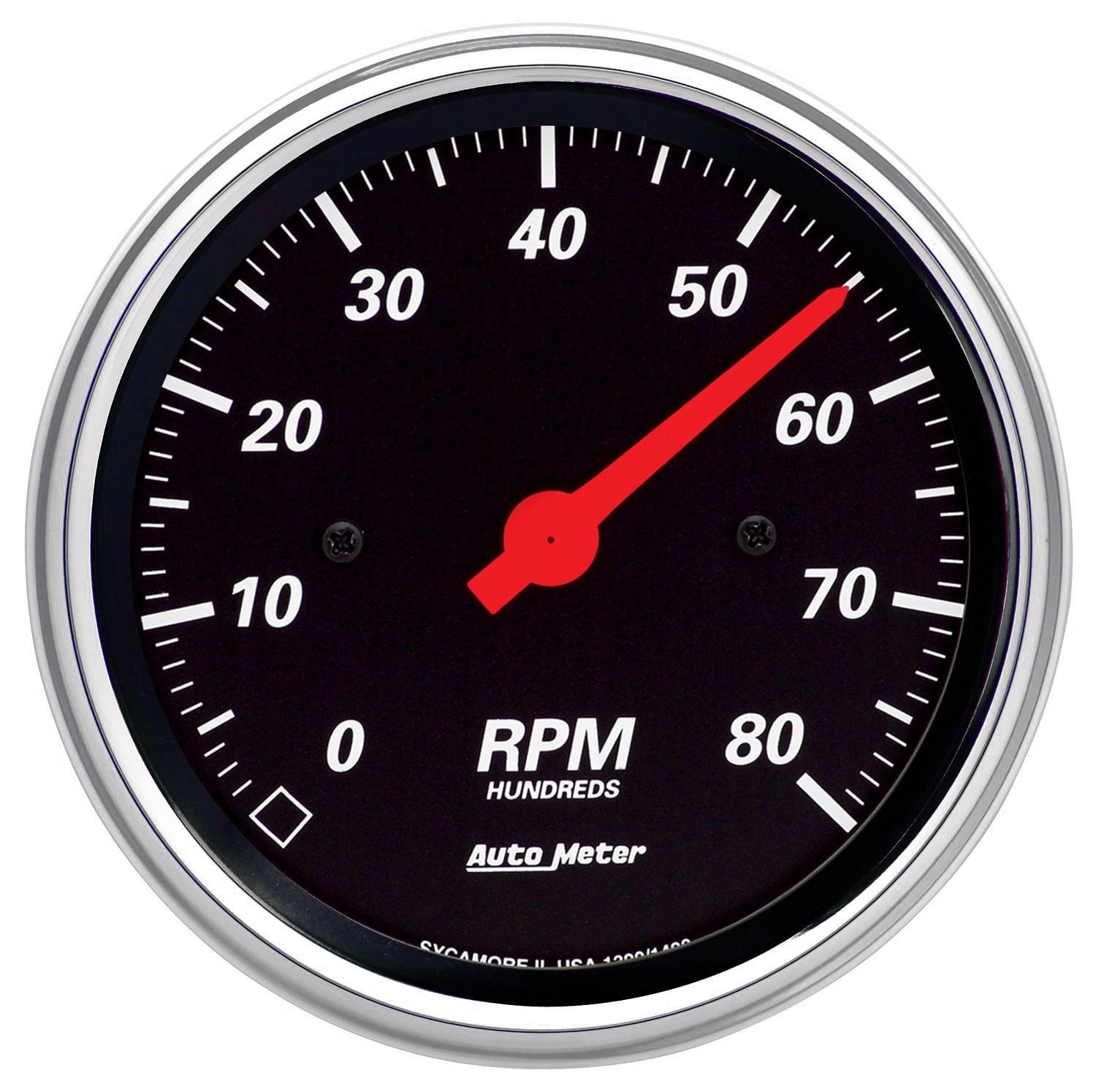 AUTOMETER 3-3/8", In-Dash, Electric, 0-8,000 rpm Auto Meter Designer Black Tachometer AU1490 SR