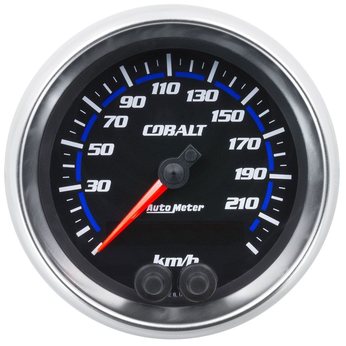 AUTOMETER 3-3/8", In-Dash, Metric, 0-225 kpm Auto Meter Cobalt Series GPS Speedometer AU6280-M SR