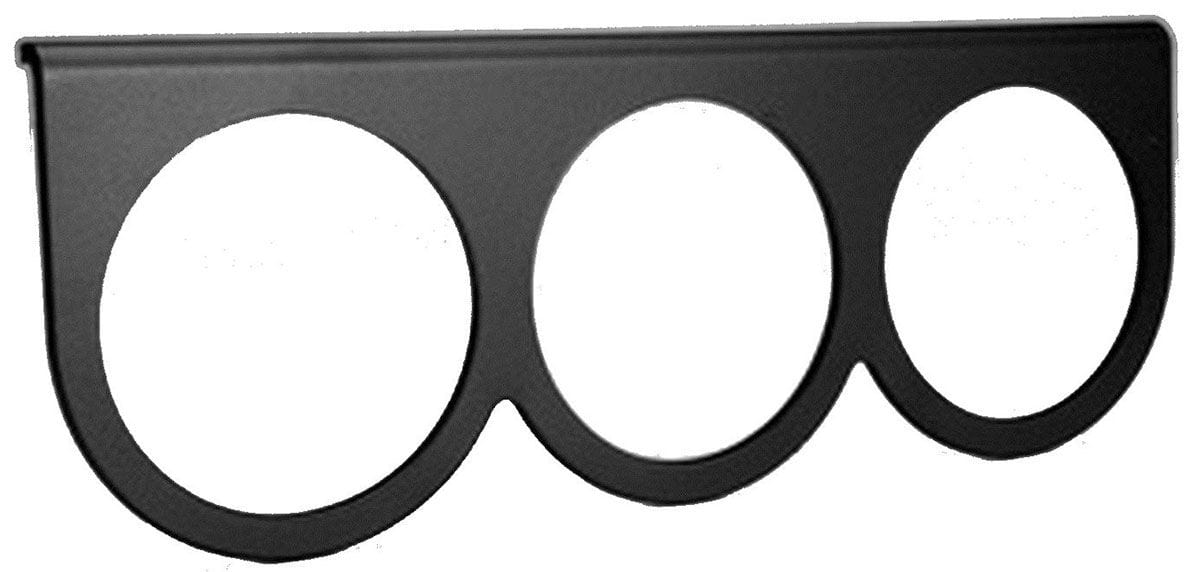 AUTOMETER 3-hole Black Aluminium Panel Auto Meter 2-5/8" Gauge Panel AU3233 SR