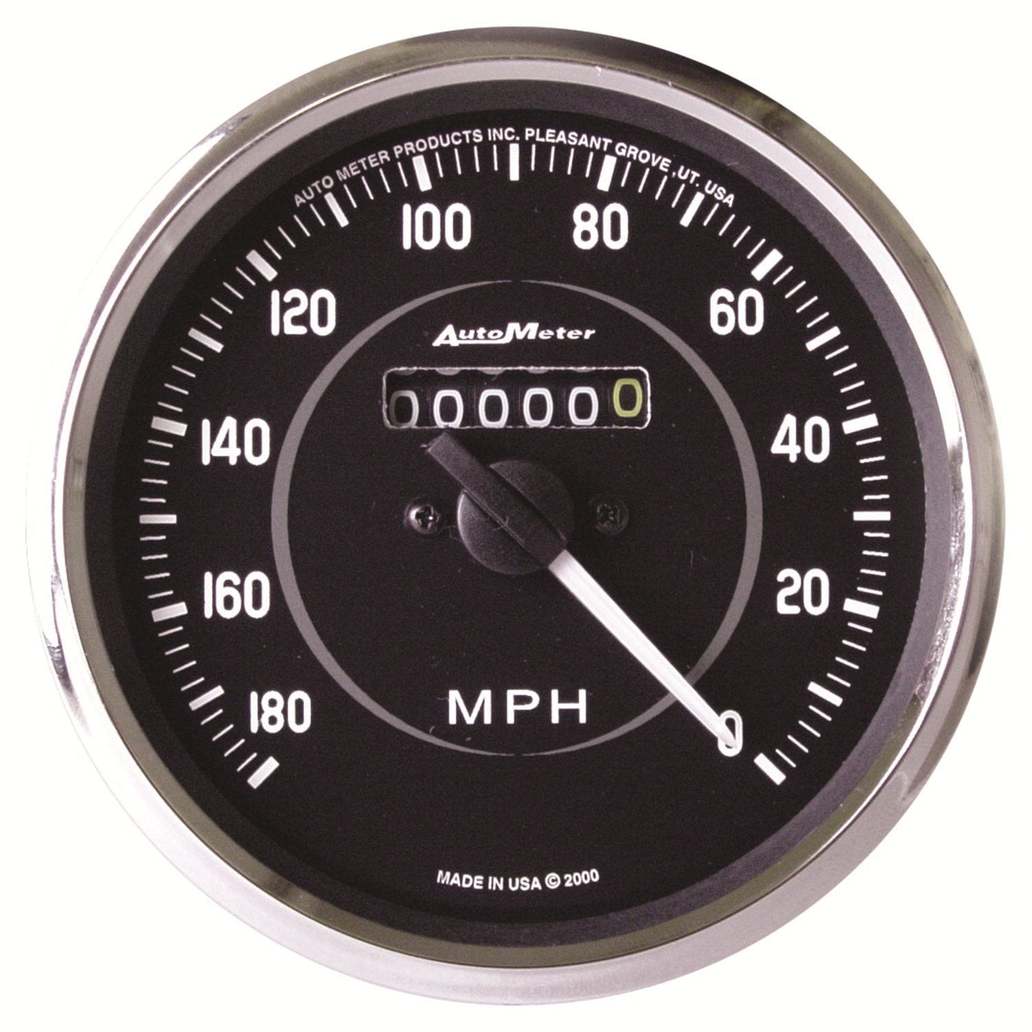 AUTOMETER 4", In-Dash, Mechanical Reverse Sweep, 0-180 mph Auto Meter Cobra Speedometer AU201005 SR