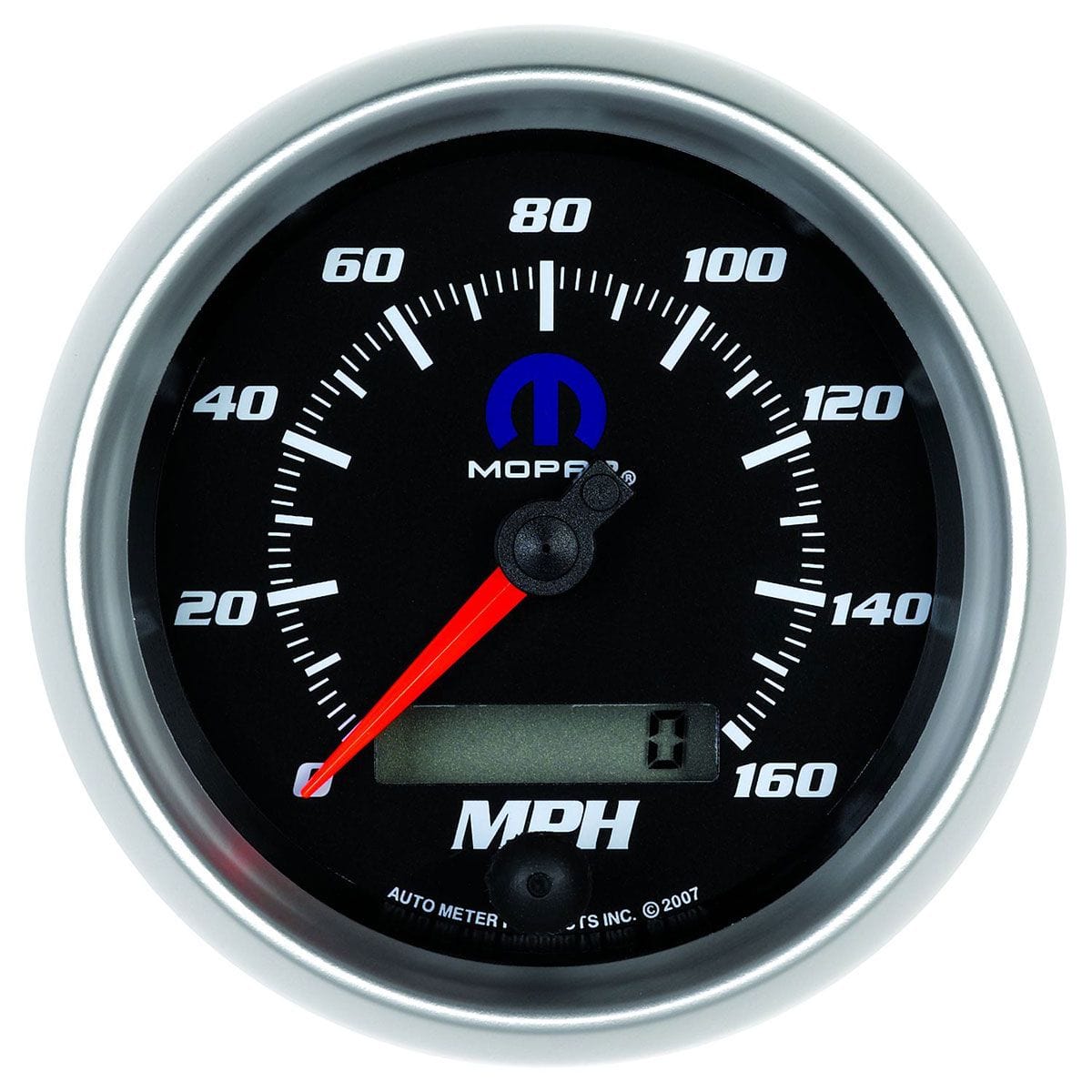 AUTOMETER 5", In-Dash, Black Dial/Silve Bezel, Programmable, 0-160 mph, LCD Tri Auto Meter Mopar Speedometer AU880022 SR