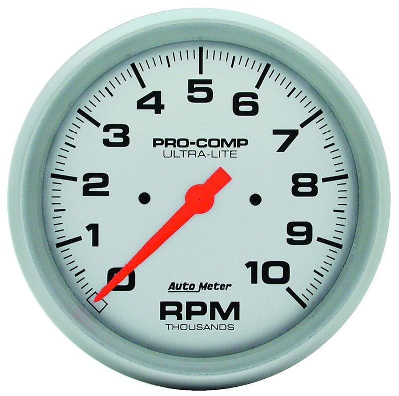 AUTOMETER 5", In-Dash, Electronic, 0-10,000 rpm Auto Meter Ultra-Lite Series Tachometer AU4498 SR