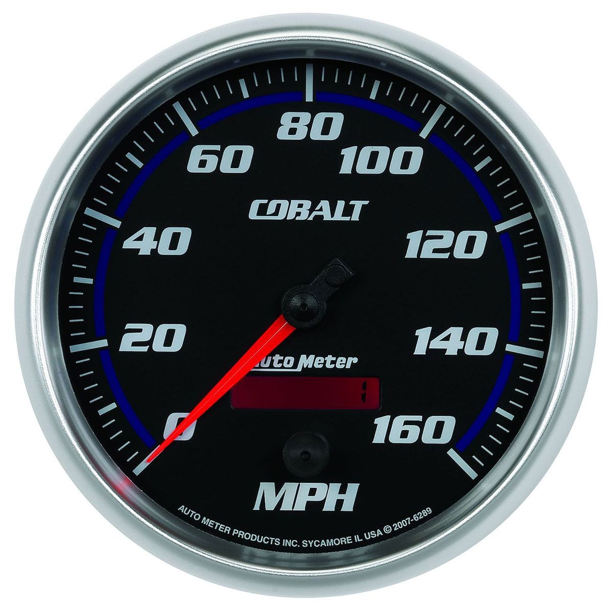 AUTOMETER 5", In-Dash, Programmable, 0-160 mph Auto Meter Cobalt Series Speedometer AU6289 SR