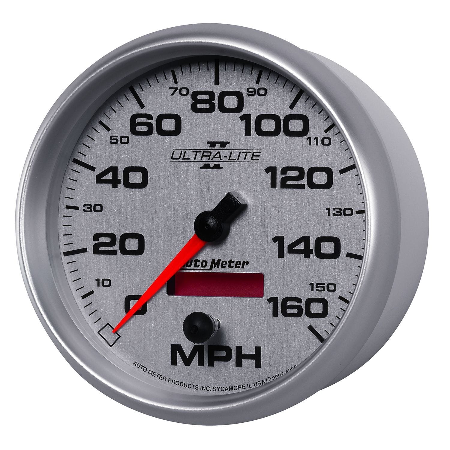 AUTOMETER 5", In-Dash, Programmable, 0-160 mph Auto Meter Ultra-Lite II Series Speedometer AU4989 SR