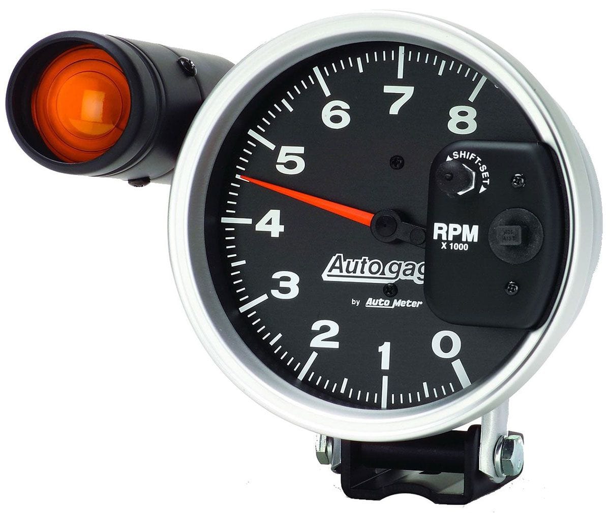 AUTOMETER 5", Pedestal Mount, 0-8,000 rpm Auto Meter Auto gage Monster Shift-Lite Tachometer AU233905 SR